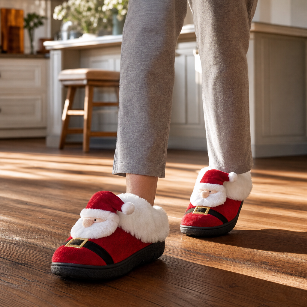 Santa Heated Slippers