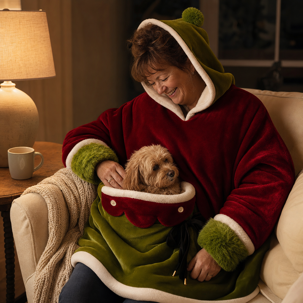 Christmas Heated Pet Sweater